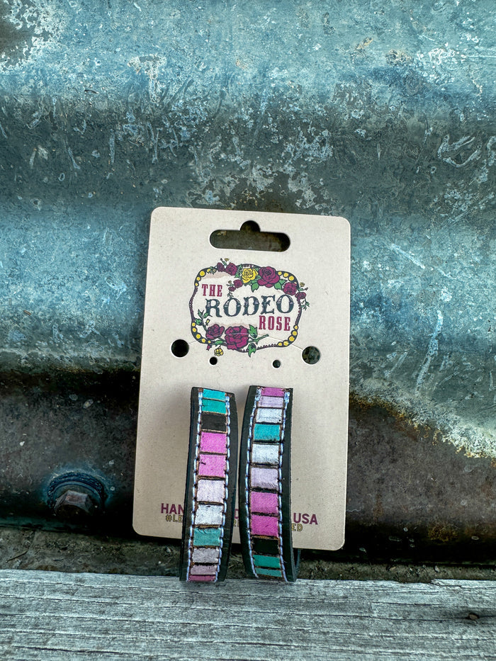 Beaded Vera Hoop Earrings Large