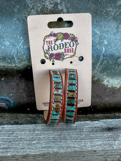 Beaded Vera Hoop Earrings Large