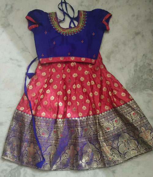 Dress your little princess in elegance with our beautiful Lehenga Choli - the perfect outfit for special occasions and celebrations!