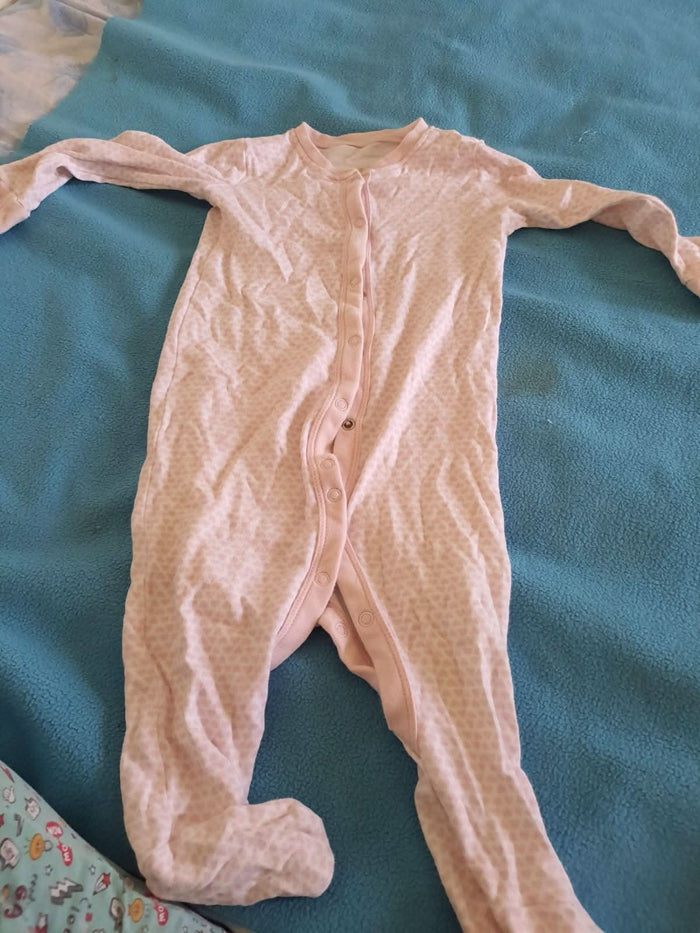 Beautiful Soft Fabric Romper - Pink color | 12-18 months - PyaraBaby
