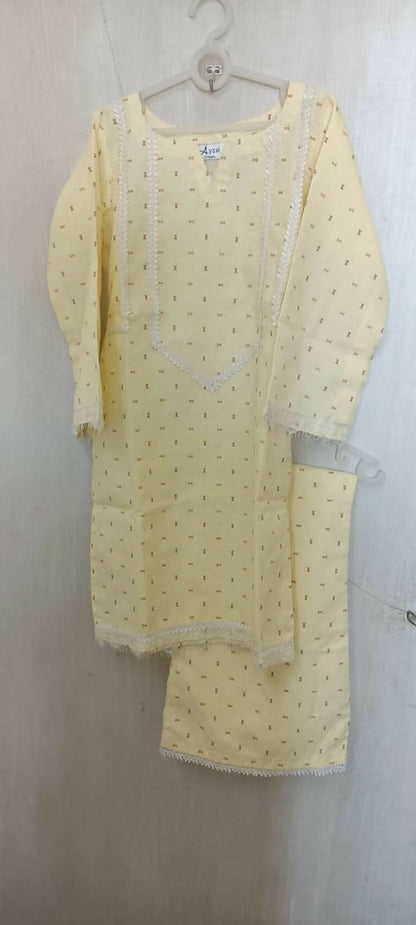 Elevate your style with our Beautiful Yellow Color Kurti and Palazzo Set, crafted from high-quality fabric for comfort and elegance on any occasion.