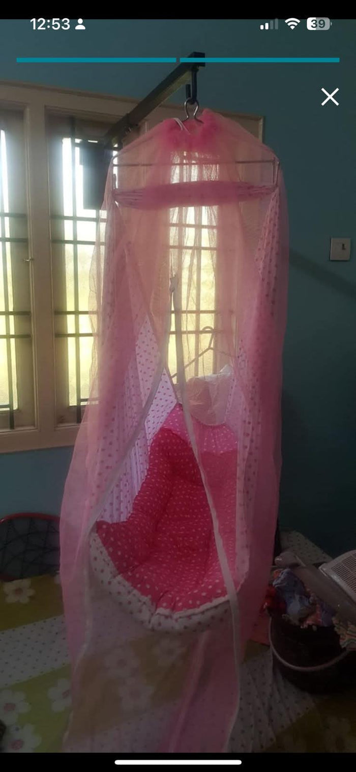 BEETOT CRADLE/ jhula and Baby Nest ( Combo)
