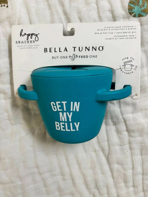 BELLA TUNNO Snack Cup with Lid – Safe, Spill-Proof & Travel-Friendly Baby Snack Container