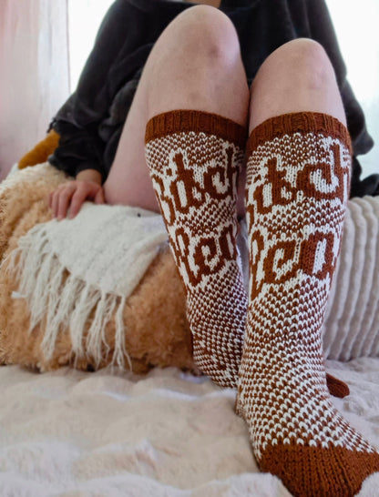 Bitch Please - Knitted Sock Pattern