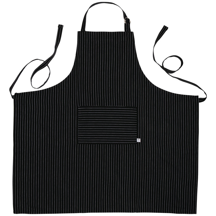 Black Pinstripe Oversized Mighty Apron