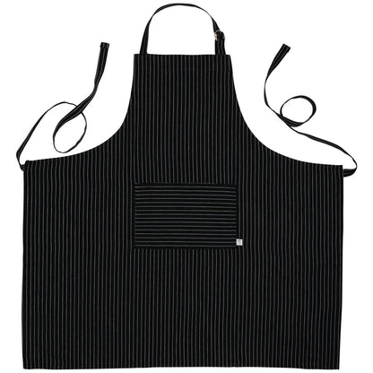 Black Pinstripe Oversized Mighty Apron