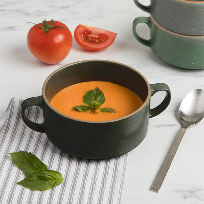 Black Soup Bowl