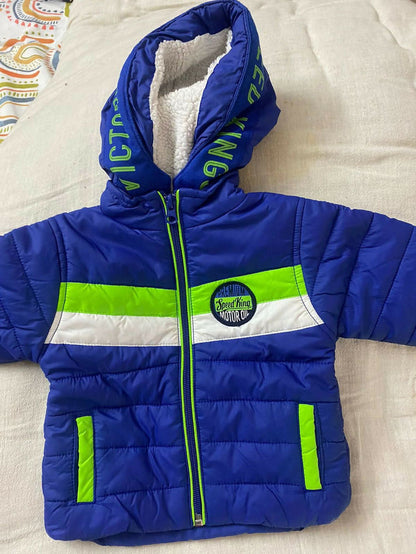 Keep your baby warm and stylish with the BLUE N PINK Jacket, crafted for comfort and cuteness in every outing.