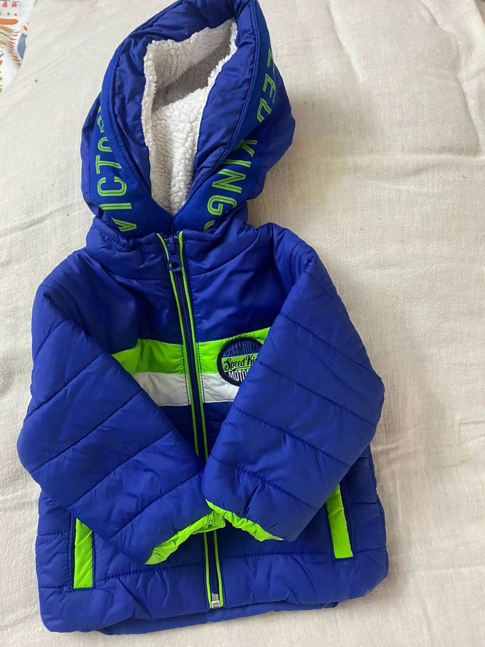 Keep your baby warm and stylish with the BLUE N PINK Jacket, crafted for comfort and cuteness in every outing.