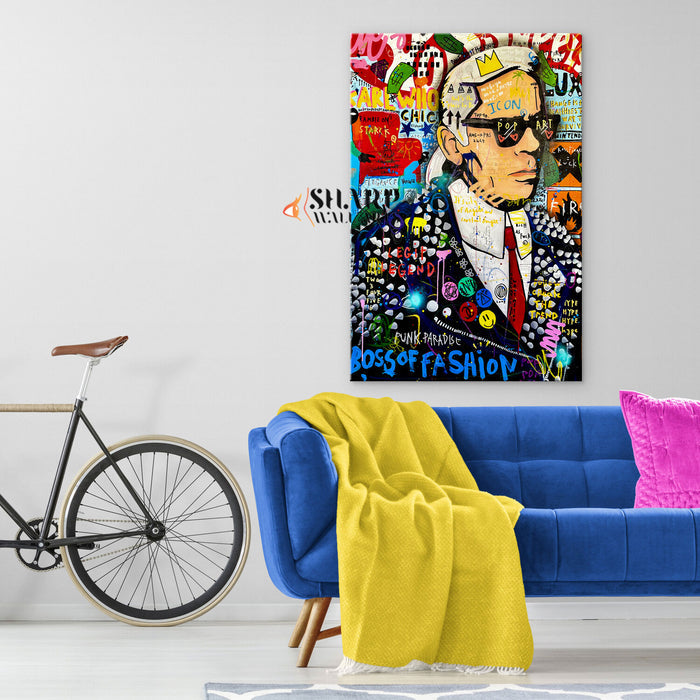 Boss Of Fashion Canvas Wall Art