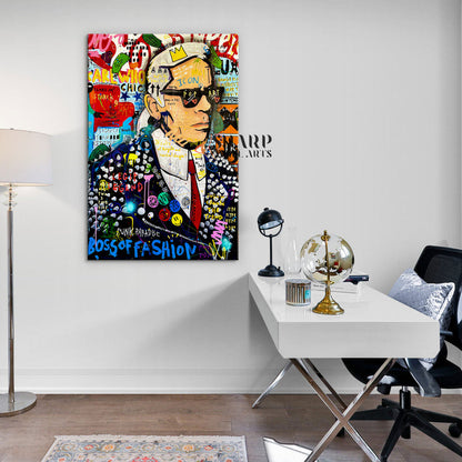 Boss Of Fashion Canvas Wall Art
