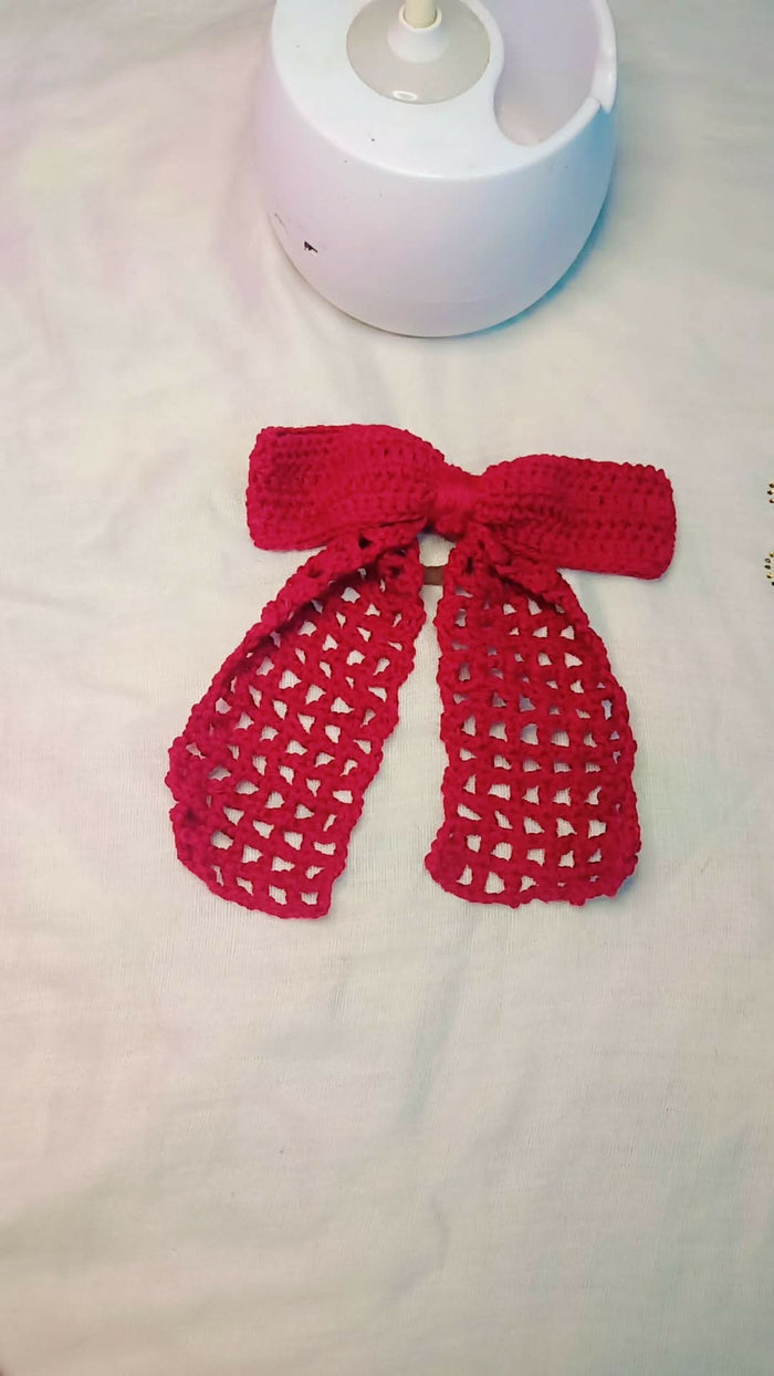 Bow Hair Tie Large