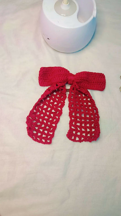 Bow Hair Tie Large