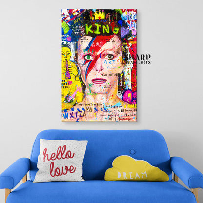 Bowie Rock King Street Canvas Wall Art