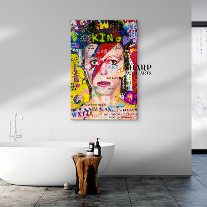 Bowie Rock King Street Canvas Wall Art
