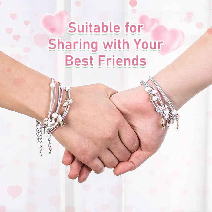 Made with quality enamel pendent and metal connector and hook, these bracelet for girl kids are designed to be sturdy and long-lasting.