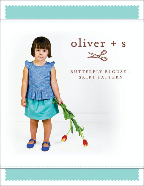 Butterfly Blouse + Skirt