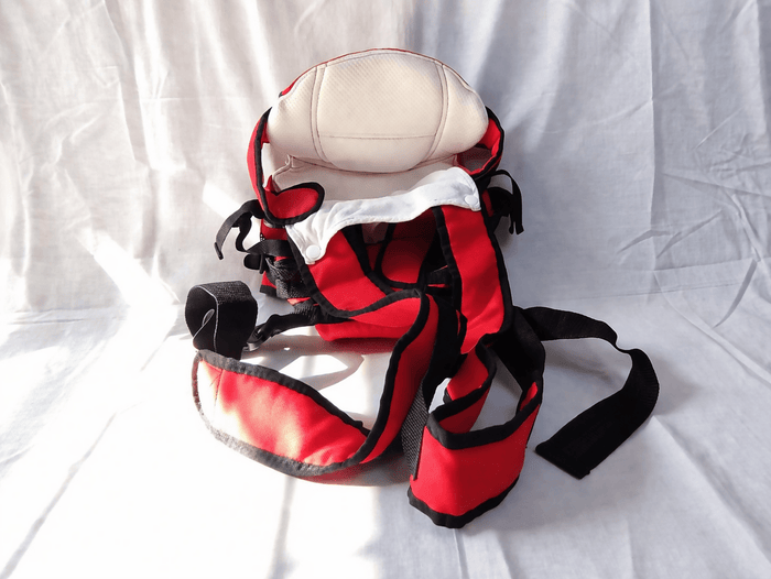 CHICCO Baby Carrier Front Carry Infant 0-9M Red Black Clean