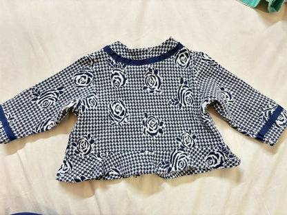CHICCO baby jacket – stylish self-design, soft stretchable fabric, perfect for infants.
