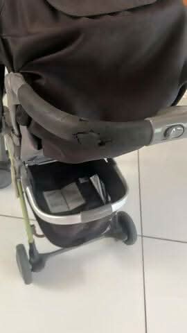 CHICCO Simplicity Pram/Stroller - Black - PyaraBaby