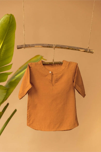 Citrus Cutie - Boy's shirt/kurta - PyaraBaby