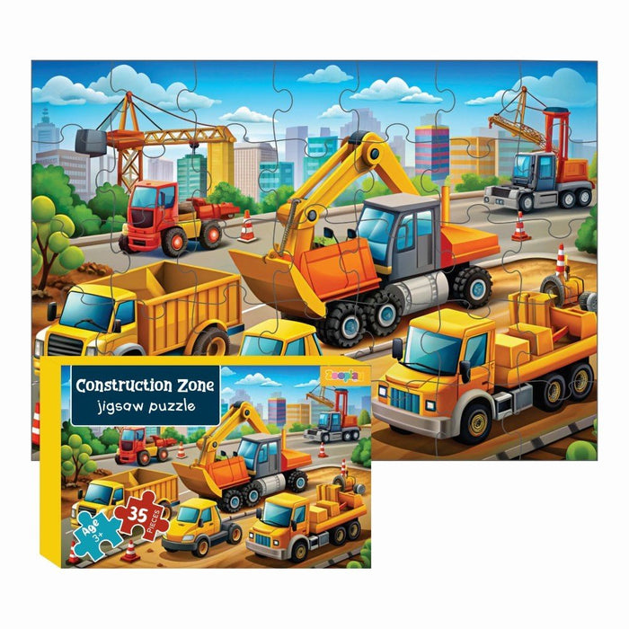 Construction Zone Zigsaw Puzzle