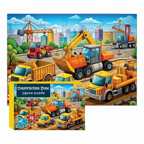 Construction Zone Zigsaw Puzzle