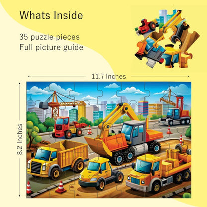 Construction Zone Zigsaw Puzzle