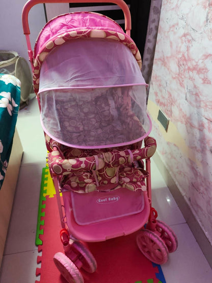COOL BABY stroller, pram for baby India, lightweight baby stroller, foldable travel pram, comfortable newborn stroller