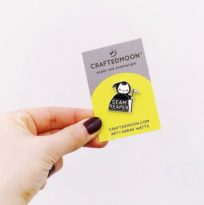 Crafted Moon Enamel Pins