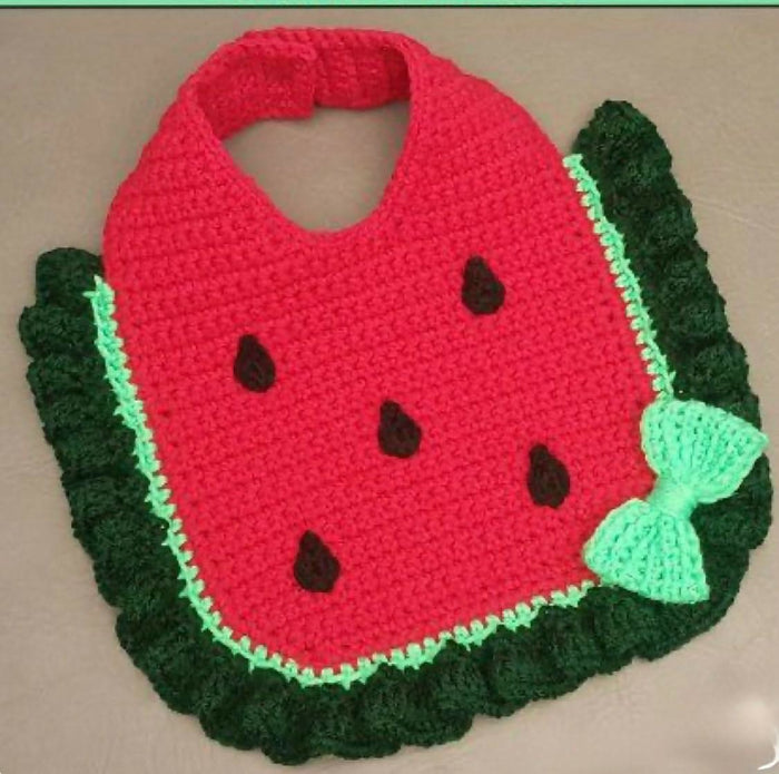 Handmade Crochet Baby Bib – Soft, Reusable & Perfect for Mealtime