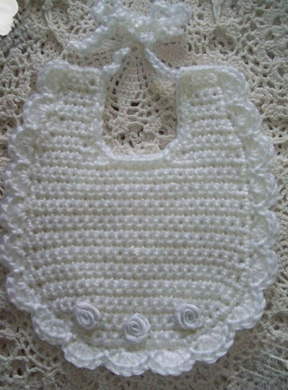Handmade Crochet Baby Bib – Soft, Reusable & Perfect for Mealtime
