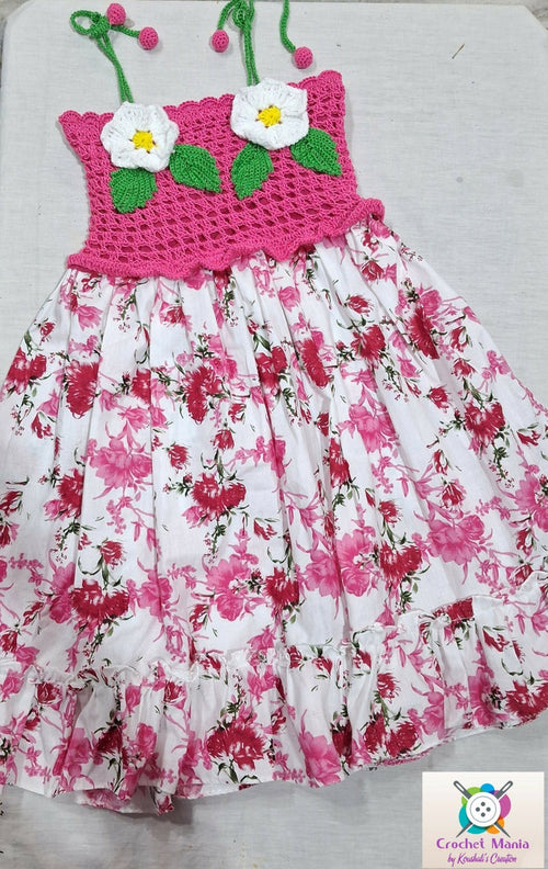 Crochet baby dress