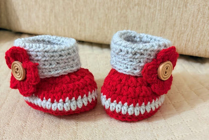 Crochet Beanie and Bootie Set
