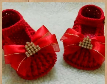 Crochet booties