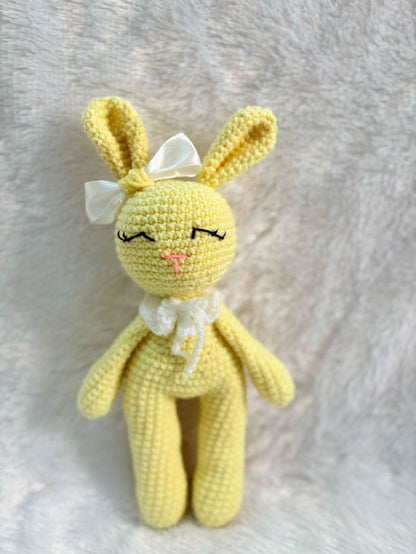 Crochet Bunny soft toy/ Handmade toys for newborn and kids/ Crochet Rabbit
