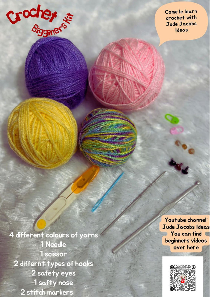 Crochet Beginners Kit – Start Your Crafting Journey Today!