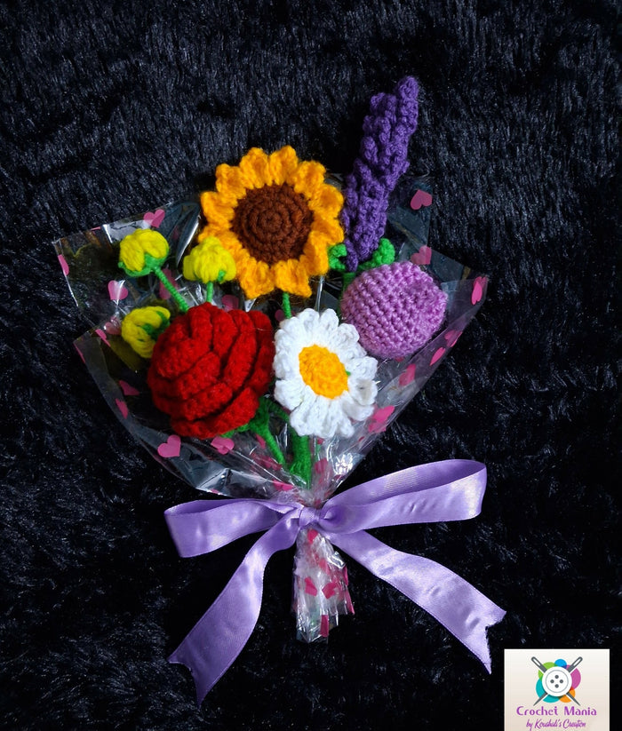 Crochet Flower Bouquet