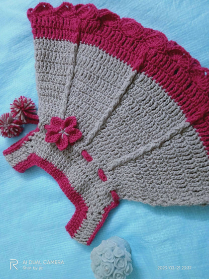 Crochet frock for Girl