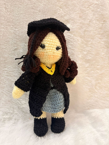 Crochet Graduation Doll