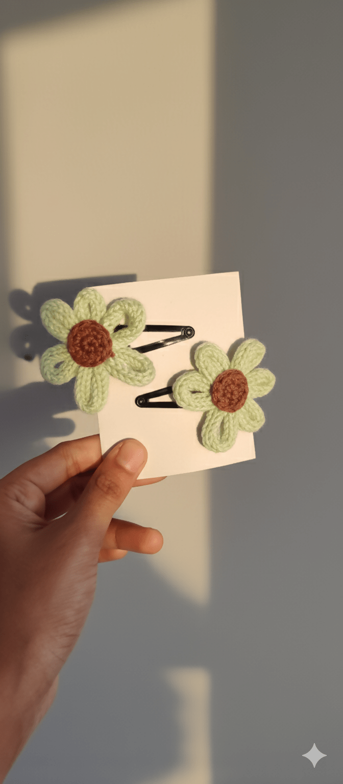 Crochet hair accessories Hair clips ,hair ties&nbsp;