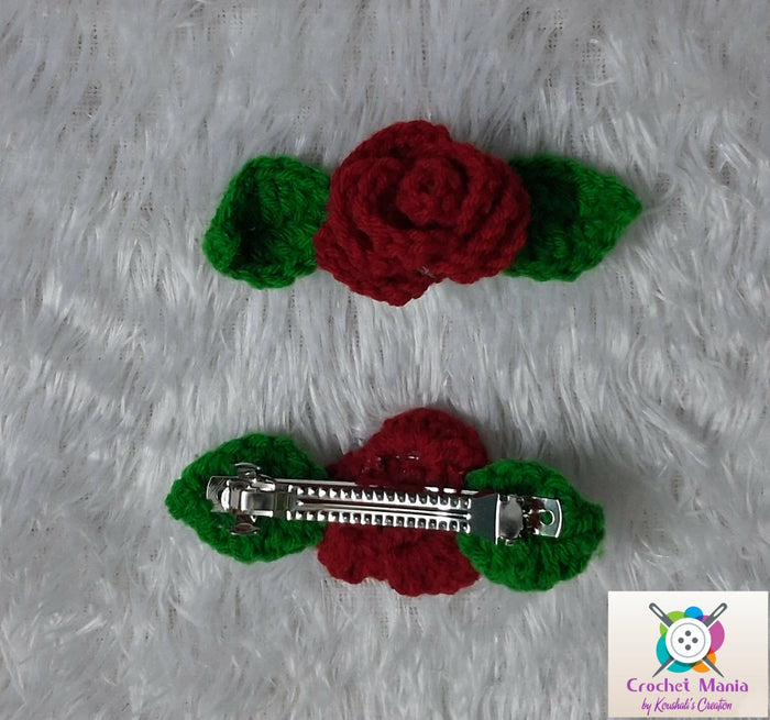 Crochet hair accessories