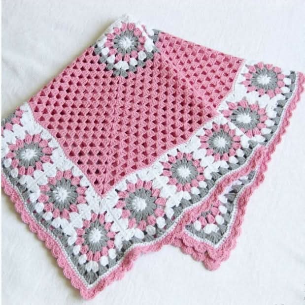 Crochet Handmade baby blankets (multiple designs available)