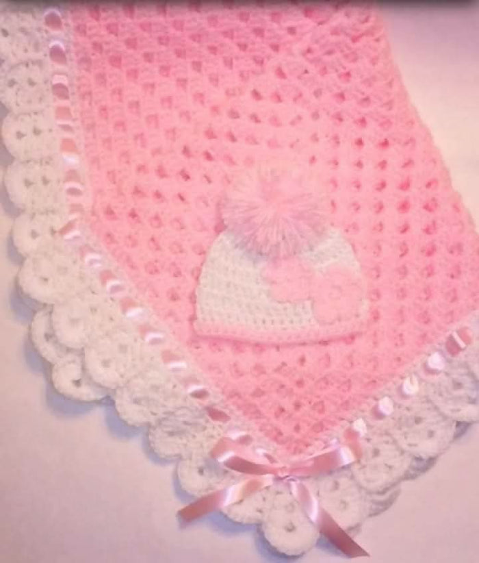 Crochet Handmade baby blankets (multiple designs available)