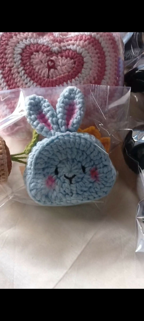 Crochet Rabbit Pouch