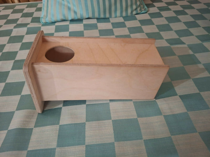 Curious cub object permanence box with drawer