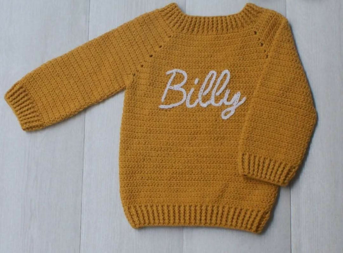 Shop now for the Customised Child Safe Acrylic Yarn Full Sleeves Woollen T-Shirt for Baby, offering warmth, comfort, and personalized style for your little one!