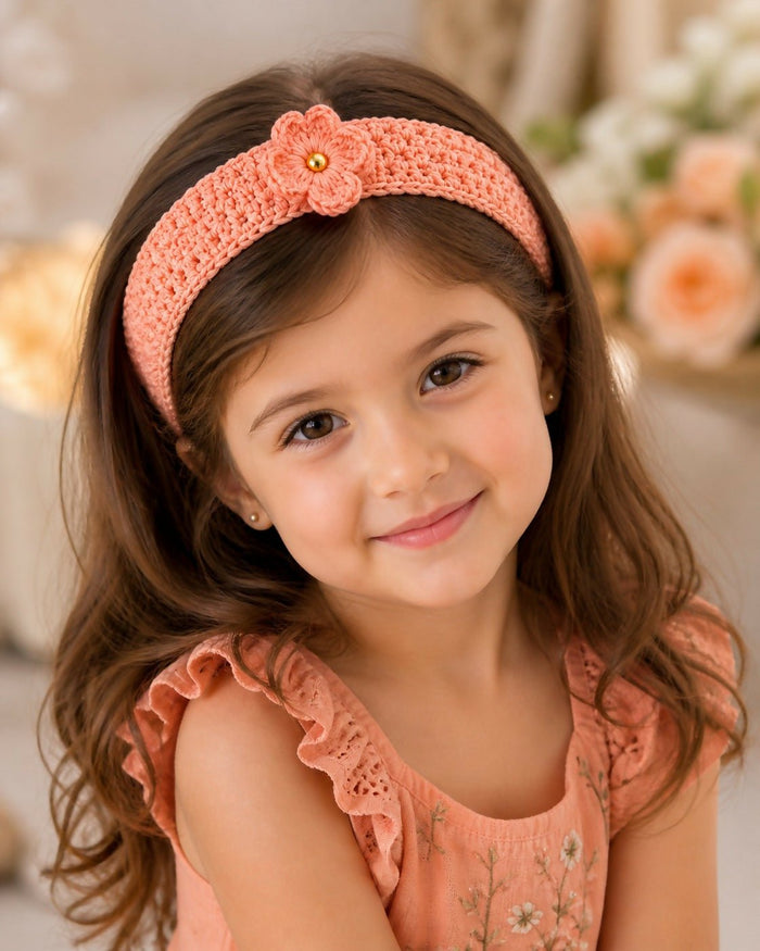 Cute Floral Hair Accessories Set | Soft & Lightweight hair belt combo pack of 3