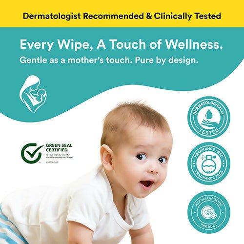 CUTETOTZ ® Premium Organic Baby Wet Wipes | Green Seal® Certified