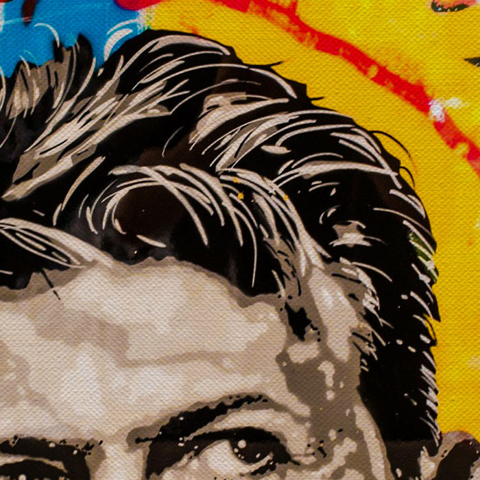 David Bowie Rockstar Pop Canvas Wall Art